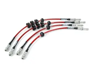 Front & Rear Exact-Fit Stainless Steel Brake Lines - Kit