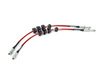 ES#1899278 - ecs41016/63 - Front & Rear Exact-Fit Stainless Steel Brake Lines - Kit - Complete set of DOT-compliant lines for an improved pedal feel - ECS - Audi