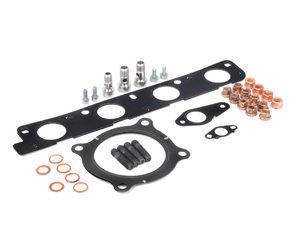 ES#2587494 - 8E0253115DKT - Turbocharger Installation Kit - Includes all gaskets and hardware - Assembled By ECS - Audi