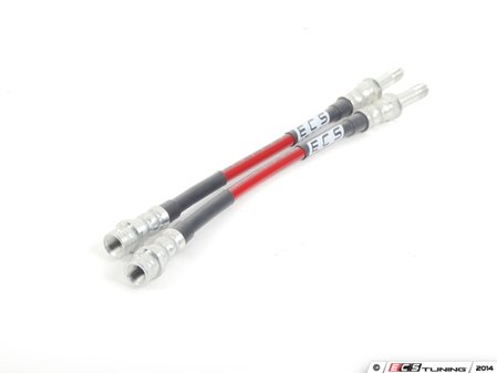 ES#257352 - ECS51024kt - Exact-Fit Stainless Steel Brake Lines - Rear - DOT-compliant kit to improve pedal feel in your vehicle. - ECS - 