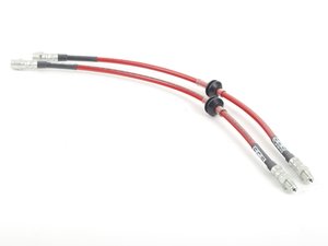 ES#3525720 - 025321ECS03 - Exact-Fit Stainless Steel Brake Line - Front - DOT-compliant kit to improve pedal feel in your vehicle. - ECS - BMW