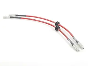 Exact-Fit Stainless Steel Brake Line - Front