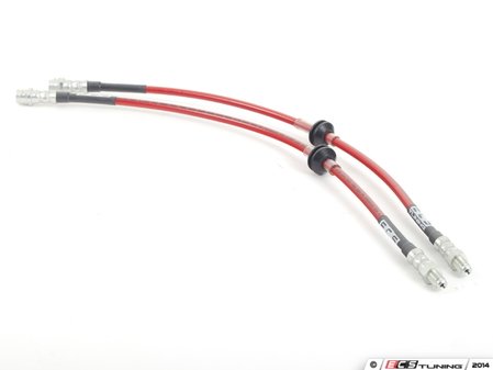 ES#257350 - ECS51022kt - Exact-Fit Stainless Steel Brake Line - Front - DOT-compliant kit to improve pedal feel in your vehicle. - ECS - 