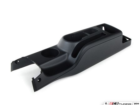 ES#308855 - 1J0863323AC2QL - Rear Center Console - Black - This is the main section of the rear center console, not a complete assembly - Genuine Volkswagen Audi - Volkswagen