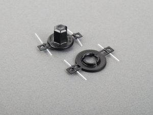 ES#438231 - 8E0825265D - Plastic Hex Nut - Priced Each - Often damaged by over-tightening bolts - Genuine Volkswagen Audi - Audi