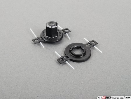 ES#438231 - 8E0825265D - Plastic Hex Nut - Priced Each - Often damaged by over-tightening bolts - Genuine Volkswagen Audi - Audi
