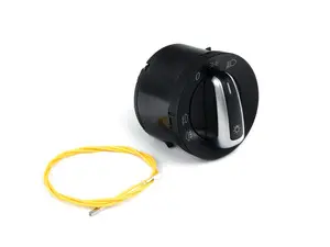 Standard European Headlight Switch - Brushed Trim
