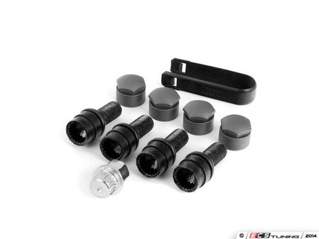 ES#2710892 - 4D0698137 - Ball Seat Wheel Lock Kit - Set Of Four - (NO LONGER AVAILABLE) - Protect your OE wheels from theft. 14x1.5x27mm - Genuine Volkswagen Audi - 