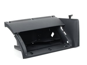 ES#311579 - 1J1857101B2QL - Glove Box Housing - Black - (NO LONGER AVAILABLE) - Late style, larger glove box. Lid not included. - Genuine Volkswagen Audi - 
