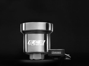 ES#2730471 - 003602ECSKTA03AK - Billet Aluminum Oil Filter Housing With Removal Tool - Polished - Aluminum replacement for plastic OE filter housing with 36mm socket - Assembled By ECS - Audi Volkswagen