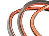 ES#90760 - 51219061484 - E34 Front Inner Door Seal - Right - Attaches to the body of the vehicle around the front door frame - Genuine BMW - BMW