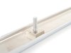ES#104252 - 51422695580 - Matte Chrome Rear Door Trim Insert - Right - Found at the top of the door panel - Genuine BMW - BMW