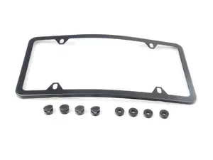 Curved Slimline Front License Plate Frame