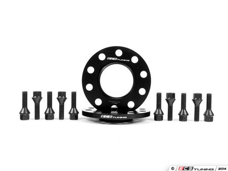 ES#240405 - ecs#262wb - Wheel Spacer & Bolt Kit - 10mm - Aluminum wheel spacer and extended bolt kit made specifically for your 5x120, 74.1mm center bore BMW. - ECS - BMW