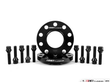 ES#240407 - ecs#264wb - Wheel Spacer & Bolt Kit - 15mm - Aluminum wheel spacer and extended bolt kit made specifically for your 5x120, 74.1mm center bore BMW. - ECS - BMW