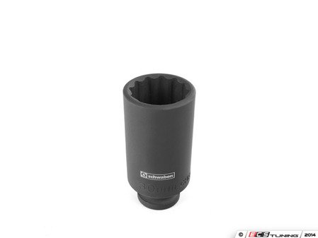 ES#2695618 - 003302SCH01A - Deep Well Impact Socket - 30mm - Ideal for many axle nuts and other high-torque fasteners - Schwaben - Audi BMW Volkswagen Mercedes Benz MINI Porsche