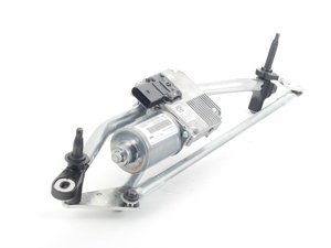 ES#1904752 - 8T1955023E - Windshield Wiper Bracket With Motor - Located under the rain tray - Genuine Volkswagen Audi - Audi