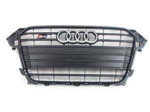 ES#2696925 - 8K0853651PCKA - S4 Grille Assembly - Black With satin black Trim - Clean up or change your look - Genuine Volkswagen Audi - Audi