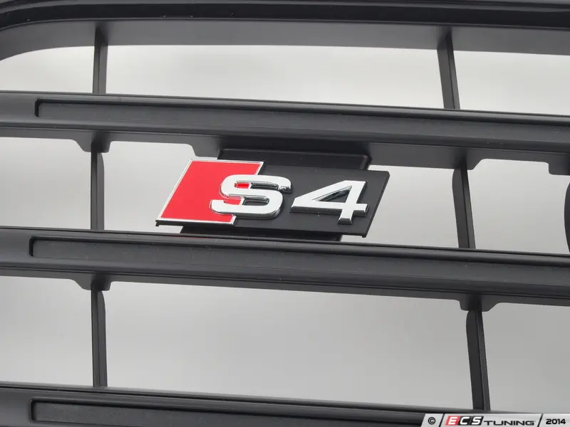 Audi 80A853736ET94 Schriftzug SQ5 Kühlergrill Clip Emblem Logo Plakette, schwarz/rot, für