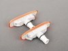 ES#2561061 - 63138370719kt - Amber Fender Side Marker Set - OEM replacement for your weather faded fender side markers - Genuine BMW - BMW
