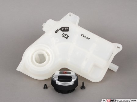ES#2637205 - 8E0121403FKT3 - Expansion Tank Replacement Kit W/ R8 Coolant Cap - Install a brand new expansion tank with a new R8 polished aluminum cap and hardware - Assembled By ECS - Audi