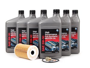 ES#2723024 - M44OSPLASTICgKT - Genuine BMW Inspection I/Oil Change Kit  - Everything you need to perform a basic oil change using genuine BMW components - Genuine BMW - BMW