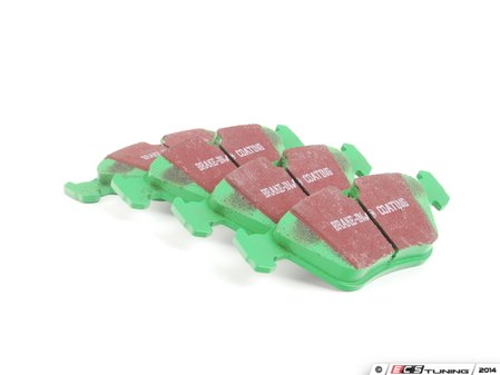 ES#517798 - DP2689 - Front GreenStuff Performance Brake Pad Set - Designed as a mildly upgraded pad, great for an afternoon of sporty driving. - EBC - BMW
