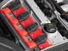 ES#2713415 - 002598ECS21KT - 2.0T Coil Pack Conversion Kit - Stage 1 - Includes wrinkle red conversion plate -w- black 2.0T coils - ECS - Audi Volkswagen