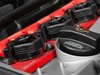 ES#2713414 - 002598ECS22KT - 2.0T Coil Pack Conversion Kit - Stage 2 - Includes wrinkle red conversion plate -w- black 2.0T coils and black hold down kit - ECS - Audi Volkswagen