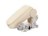 ES#2207785 - 3592CONN10213 - Center Armrest Kit - Beige Leatherette - Complete armrest assembly to replace your worn out or broken lid or base. - ECS - Volkswagen