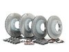ES#2594741 - 98735240301OEKT - Front & Rear Brake Service Kit - Featuring Sebro rotors and Textar brake pads - Assembled By ECS - Porsche