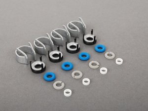 ES#2586493 - 06J998907BKT - Fuel Injector Installation Kit - Set of Four - A complete set of o-rings and clips for installing new injectors - Genuine Volkswagen Audi - Audi Volkswagen