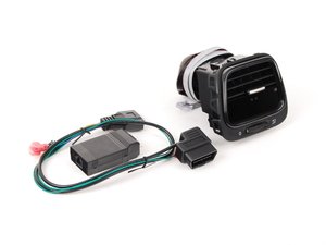 ES#2568926 - P3SCRL+VB - Integrated Digital Vent Gauge - Black Vent Trim - (NO LONGER AVAILABLE) - Powerful plug-and-play multifunction display - pre-installed in an OEM dashboard vent! - P3 Gauges - 