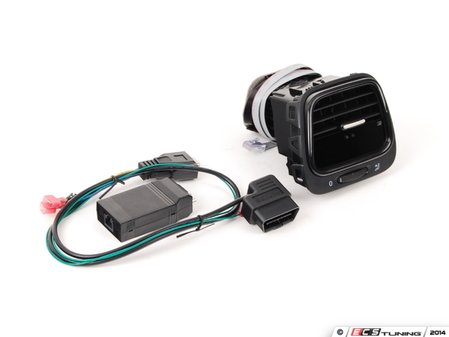 ES#2568926 - P3SCRL+VB - Integrated Digital Vent Gauge - Black Vent Trim - (NO LONGER AVAILABLE) - Powerful plug-and-play multifunction display - pre-installed in an OEM dashboard vent! - P3 Gauges - 