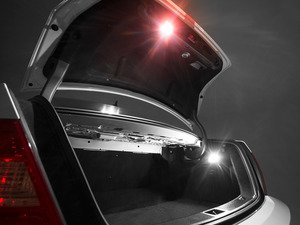 ES#2749029 - W204TRUNKLEDKT - W204 LED Trunk Lighting Kit - Upgrade your trunk lights in your W204 C-Class, go from yellow to HID colored white in minutes - ZiZa - Mercedes Benz