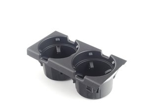 ES#2713550 - 51168217953 - Front Cup Holder Insert - Schwarz - Cup holder insert that fits into the center console - Bremmen Parts - BMW