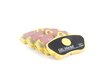 ES#520773 - DP41208R - YellowStuff Performance Brake Pad Set - EBC's premium sport street pad that offers high friction levels and heat fade resistance - EBC - Porsche