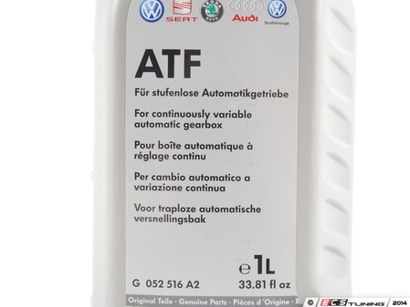 ES#465402 - G052516A2 - CVT (Multitronic) Automatic Transmission Fluid - 1 Liter - Prevent premature transmission wear - Genuine Volkswagen Audi - Audi