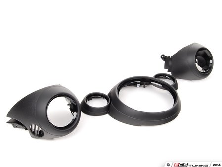 ES#2730858 - 51459810000KT - Dash Trim Kit - Piano Black / Black Chrome - This kit is to replace and upgrade the trim to piano black w/ black chrome. - Genuine MINI - MINI