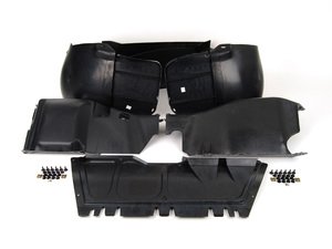 ES#2718816 - 1J0825237R - Weather Protection Package - Stage 2 - Includes belly pan, side covers, front fender liners, and necessary hardware - Genuine Volkswagen Audi - Volkswagen