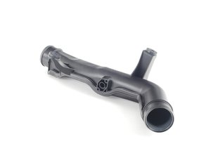 ES#2130082 - 1K0145770K - intercooler Pipe - Plastic pipe that connects lower left intercooler hose to the throttle body hose. - Genuine Volkswagen Audi - Audi Volkswagen