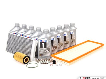 ES#2649859 - 99611013171KT5 - 996 Turbo 30K Service Kit with Mobil 1 0W-40 and Magnetic Drain Plug - Everything you need to complete your scheduled major maintenance - Assembled By ECS - Porsche