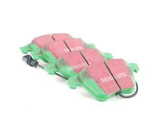 ES#519851 - DP21510 - GreenStuff Performance Front Brake Pad Set - Mildly upgraded pad, great for an afternoon of sporty driving. - EBC - Audi