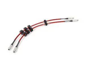 Exact-Fit Stainless Steel Brake Lines - Front