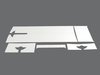 ES#78812 - 51140418656 - Dual Sport Stripes - White - (NO LONGER AVAILABLE) - For the Hood and Trunk - Genuine MINI - 