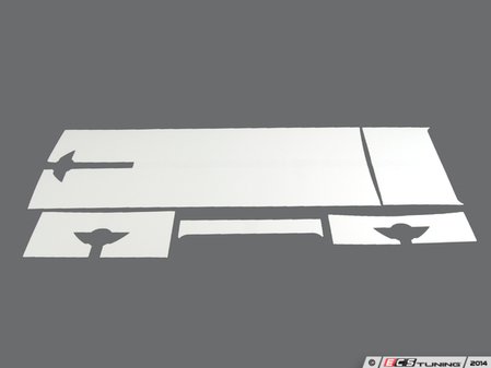 ES#78812 - 51140418656 - Dual Sport Stripes - White - (NO LONGER AVAILABLE) - For the Hood and Trunk - Genuine MINI - 