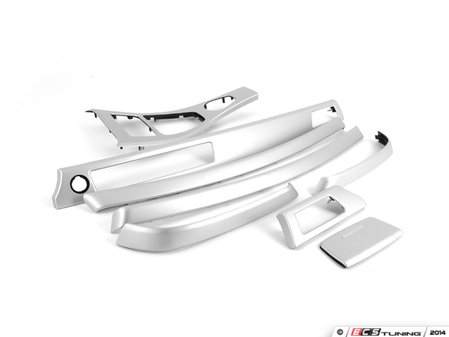 ES#2628462 - 51166982446KT - Fine Brushed Aluminum Interior Trim Kit - (NO LONGER AVAILABLE) - Includes every piece to retrofit the BMW fine brushed aluminum package - Genuine BMW - 