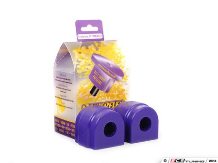 ES#2650658 - PFF5-4602-23.5x2 - E46 Performance Polyurethane Front Sway Bar Bushing Set - Stiffer bushings allow sway bars to work at their fullest potential. For use with a 23.5mm sway bar - Powerflex - BMW
