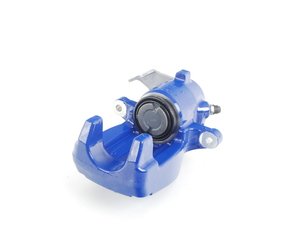 ES#308180 - 1J0615423F - Rear Brake Caliper - Left  - (NO LONGER AVAILABLE) - Does not include carrier. Painted blue. - Genuine Volkswagen Audi - 