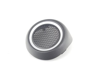 ES#98288 - 51412753686 - Upper Speaker Grille Cover Silver - Right Side - Black with silver inter trim - Genuine MINI - MINI